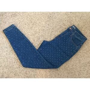 Wild Fable Rhinestone Front Women’s Stretch High Rise Skinny Jeans Size 4